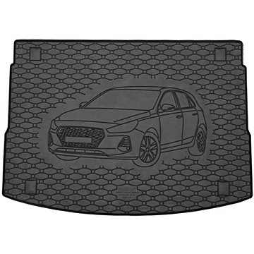 

ACI HYUNDAI i30, 17- gumová vložka černá do kufru s ilustrací vozu (HB-horní poloha)