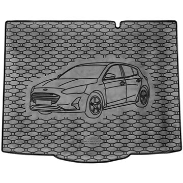 

ACI FORD Focus 18- gumová vložka do kufru s ilustrací vozu černá (HB)