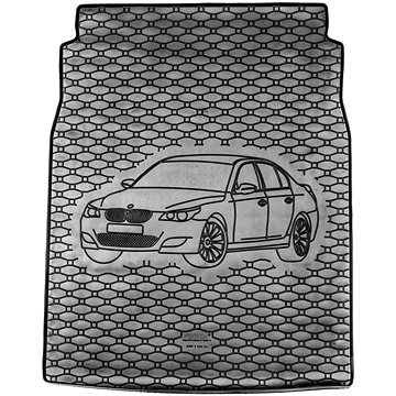 

ACI BMW 5, 03-10 černá gumová vložka do kufru s ilustrací vozu