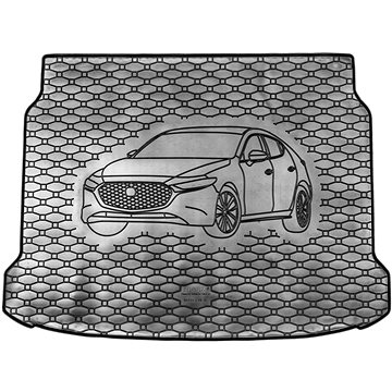 

ACI MAZDA 3, 19- gumová vložka do kufru s ilustrací vozu černá