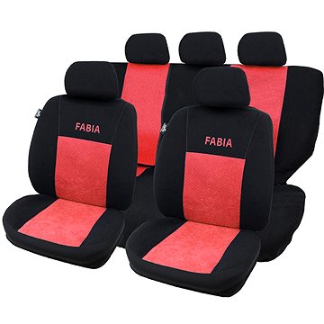 

Cappa Autopotahy FABIA černá/červená