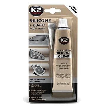 

K2 SILICONE CLEAR 85 g - vysokoteplotní čirý silikon