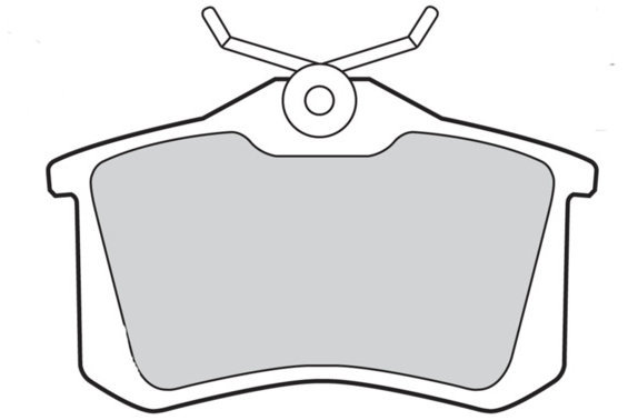 

VALEO Brzdové destičky 598180