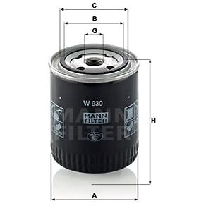 

MANN-FILTER W930