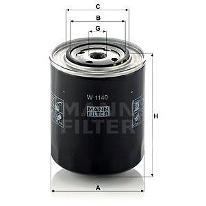 

MANN-FILTER W1140