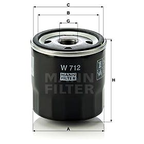 

MANN-FILTER W712