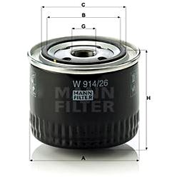 

MANN-FILTER W914/26
