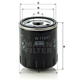 

MANN-FILTER W712/47