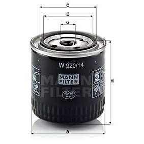 

MANN-FILTER W920/14