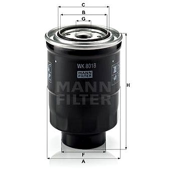

MANN-FILTER WK8018x