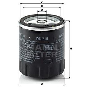 

MANN-FILTER WK716