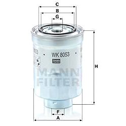

MANN-FILTER WK8053z