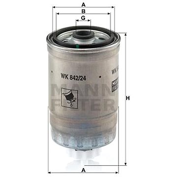 

MANN-FILTER WK842/24