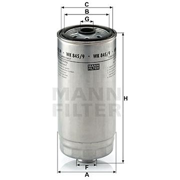 

MANN-FILTER WK845/9