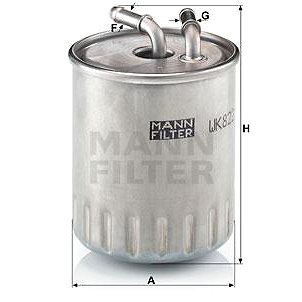 

MANN-FILTER WK822/3