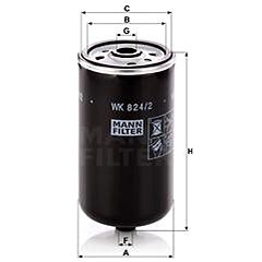 

MANN-FILTER WK824/2