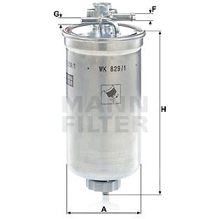 

MANN-FILTER WK829/1x