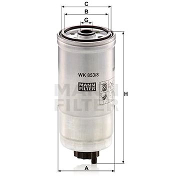 

MANN-FILTER WK853/8