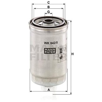 

MANN-FILTER WK842/8