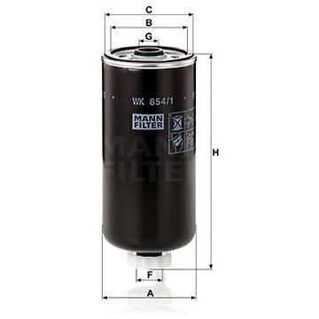

MANN-FILTER WK854/1