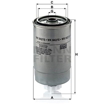 

MANN-FILTER WK842/15