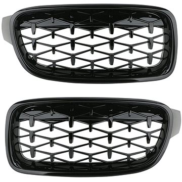 

UNI Přední maska ledvinky Diamond BMW 3 F30 F31 2012-2018 černá MS-043101