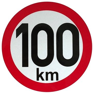 

ACI Omezení rychlosti 100 km retroreflexní průměr 150 mm (na přívěsy)