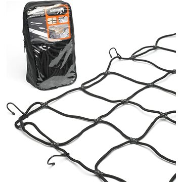 ACI Pružná zavazadlová síť pro vozíky, rozměr 180x120 cm + 16 háčků - Síť na přívěsný vozík
