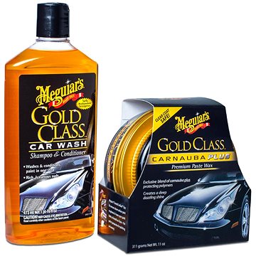 

Meguiar's Gold Class Wash & Wax Kit - základní sada autokosmetiky pro mytí a ochranu laku