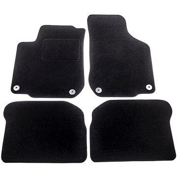 

ACI textilní koberce pro SEAT Leon 99-05 černé (pro kulaté příchytky) sada 4 ks