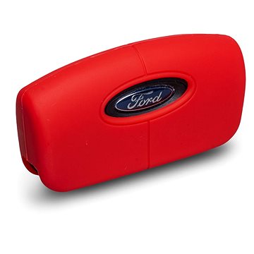 

Ochranné silikonové pouzdro na klíč pro zahnutý klíč Ford, barva červená