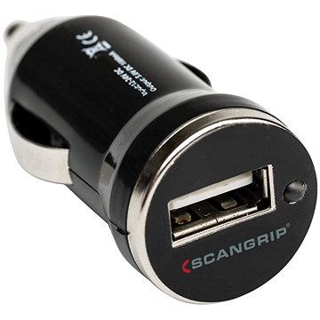 

SCANGRIP CAR ADAPTOR 5V, 12-24V - nabíječka pro světla SCANGRIP z cigaretového zapalování