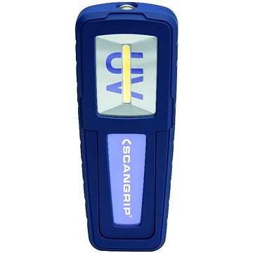

SCANGRIP UV-FORM - COB-LED pracovní světlo a UV světlo v jednom, až 250 lumenů