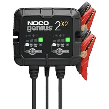 

NOCO nabíječka pro nabíjení 2 baterií 2x2, 6/12 V, 2-40 Ah, 2 A
