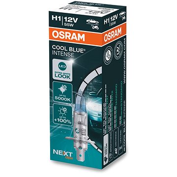 

OSRAM H1 Cool Blue Intense Next Generation, 12V, 55W, P14,5s, krabička
