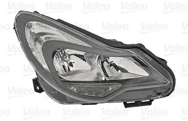 

VALEO OPEL Corsa 11- př. světlo H7+H1 (el. ovládané + motorek) s denním svícením, černé pozadí (prvo