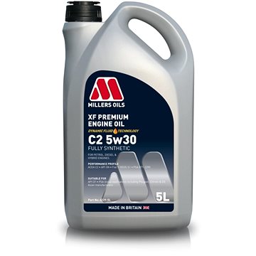 

Millers Oils Plně syntetický motorový olej - XF Premium C2 5W-30 5l