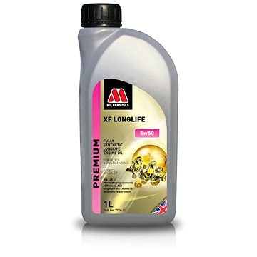 

Millers Oils Plně syntetický motorový olej - XF LONGLIFE 5W-50 1l