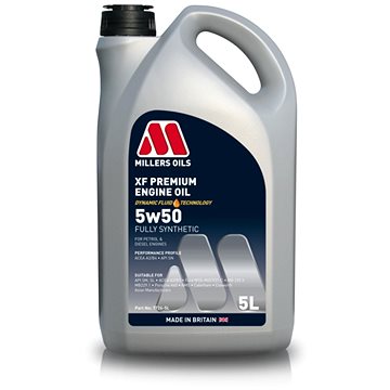 

Millers Oils Plně syntetický motorový olej - XF LONGLIFE 5W-50 5l