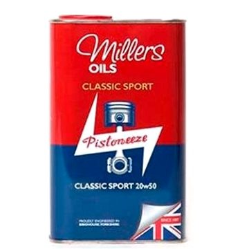 

Millers Oils Špičkový polosyntetický motorový olej Classic Sport 20W-50 1l