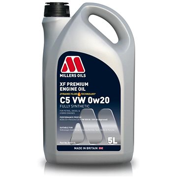 

Millers Oils XF Premium C5 VW 0W-20 5l