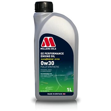 

Millers Oils EE Performance 0W-30 1l s technologií Nanodrive