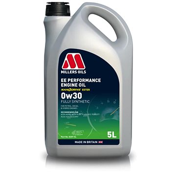

Millers Oils EE Performance 0W-30 5l s technologií Nanodrive