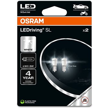 

OSRAM LEDriving SL W2,3W, Studeně bílá 6000K, dva kusy v balení