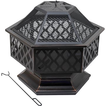 

Cattara Ohniště HEXAGON copper patina s poklopem