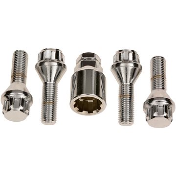 

ACI Bezpečnostní šrouby na kola, závit M12x1.5, kuželové sedlo, délka závitu 28 mm (sada 4 ks)