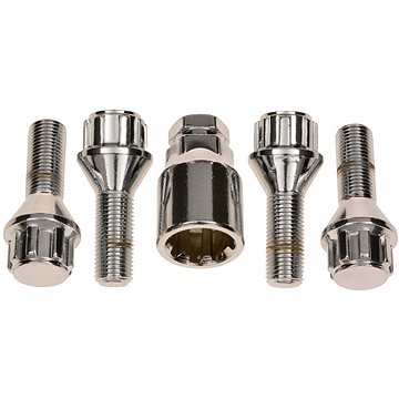 

ACI Bezpečnostní šrouby na kola, závit M12x1.25, kuželové sedlo, délka závitu 27 mm (sada 4 ks)
