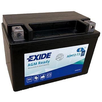 

EXIDE BIKE AGM Ready 8Ah, 12V, AGM12-7.5 (YTX9-BS)
