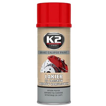 

K2 BRAKE CALIPER PAINT 400 ml ČERVENÁ - barva na brzdové třmeny a bubny