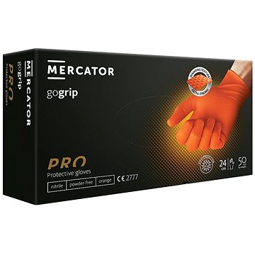 

MERCATOR Prémiové rukavice gogrip orange 50ks (velikost XXL)